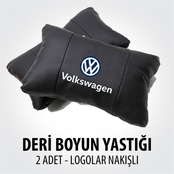 Volkswagen Deri Boyun Yastığı
